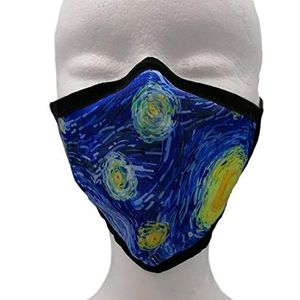 YPM Face Covering Mask, Washable, Blue, 0.021 kg