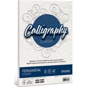 Favini - Pergamena Calligraphy - Perkament Papier - Wit - 50 Vellen A4 - 190 g/m²