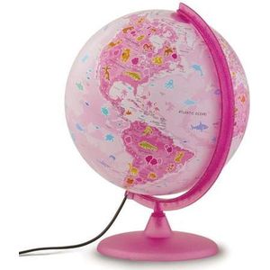 Tenlacum Magnetic Levitation, drijvende wereldbol, met LED, voor kantoor, decoratie, business, geschenk, etalagedecoratie, magnetisch, 6 inch zwart