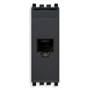 VIMAR EIKON Serie - contactdoos RJ45 Netsafe UTP grijs