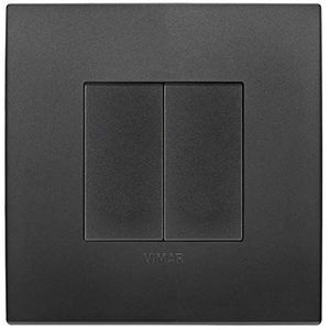 Vimar 0K03925.07 Arké besturingsset, draadloos en zonder batterijen, VIEW draadloze standaard Bluetooth compleet met houder, knoppen, 2M-plaat