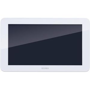 Vimar K42917 extra monitor, touchscreen, handsfree, 7 inch (7 inch), voor video-intercominstallatie, voeding met verwisselbare stekkers: EU, UK, USA, AUS, bevestigingsklemmen