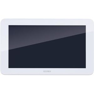 Vimar K42937 extra monitor touchscreen met handsfree, 7 inch (7 inch), voor video-intercominstallatie, 1 voeding 40103, compleet met beugels voor wandbevestiging