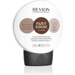 Revlon Professional - Nutri Color Filters 3 in 1 Crème Nr. 524 - Irisé Koper Haarverf 240 ml Zwart