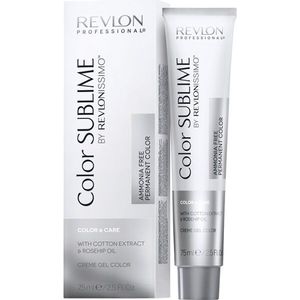 Revlon Professional Revlonissimo Color Sublime Pernamente Haarkleuring Siliconenvrij Tint 7.1 75 ml