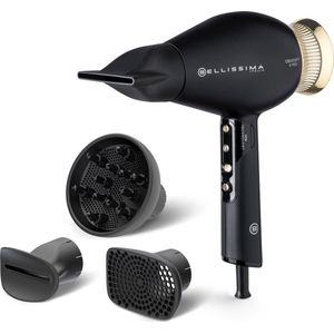 Bellissima - Imetec Creativity 4 You - Föhn - Zwart - 1800 W - 4 Accessoires