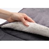 Dreamland - Voetverwarmend Kussen - Grijs - Micro-Fleece