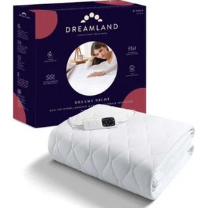 DREAMLAND - Intelliheat - Onderdeken - Eenpersoons - Thermisch - Elastische Hoeken