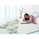 Dreamland 16970 2-persoons onderdeken - 195 x 165 cm - Matrashoes - Extra groot - 2x 150 Watt