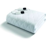 Dreamland 16970 2-persoons onderdeken - 195 x 165 cm - Matrashoes - Extra groot - 2x 150 Watt