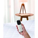 Dreamland 16970 2-persoons onderdeken - 195 x 165 cm - Matrashoes - Extra groot - 2x 150 Watt