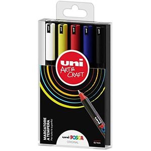 UNI POSCA PEN 5 stuks