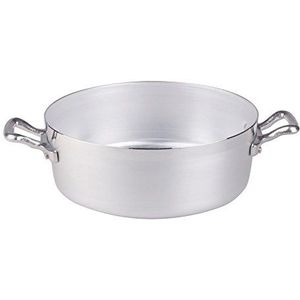 Kruger G 3808 F braadpan met druppeldeksel, 38 cm, roestvrij staal, zwart
