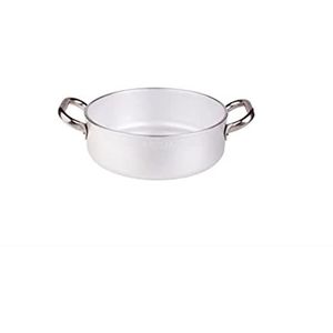Pentole Agnelli Aluminium stoofpan met 2 handgrepen, roestvrij staal 34 cm