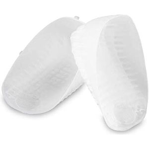 Tuli's Classic gel-hielkussen – thermoplastische inzetstukken met meerlaags design voor betere schokdemping – helpt tegen hielspoor, plantaire fasciitis, voetvermoeidheid - groot, 15 x 9 x 0,1 cm