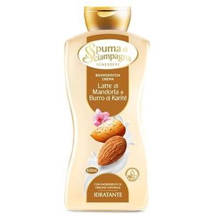 Spuma di Sciampagna Badkuip Vochtinbrengende crème amandelmelk en Karitè-boter, 650 ml