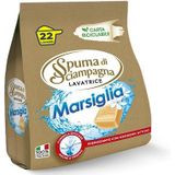 Spuma di Sciampagna - Waspoeder Marseille - 22 Wasbeurten - 100% Recyclebare Papieren Zak