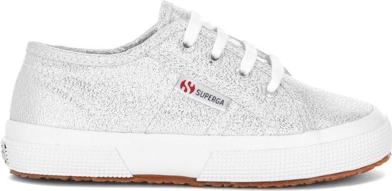 Superga - 2750-LAMEJ - Uniseks Kindersneakers - Zilver Grey - Sneakers