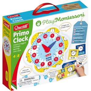Quercetti Leerklok Primo Clock Junior Karton 51-delig
