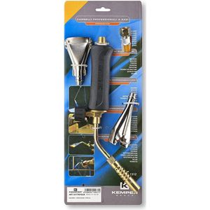 Gasbrander Kemper 32cm 1,5 m gasslang, ø17mm en dubbele mondstuk