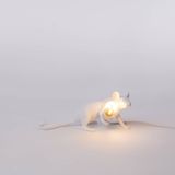 SELETTI - Mouse Lamp Lop Lying Down Tafellamp