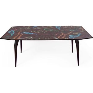 Seletti Eettafel Snakes on Wood 190cm