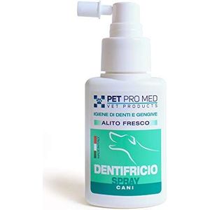Virosac PetProMed Tandpasta Spray - Ideaal voor de hygiëne van tanden en tandvlees van de hond - 1 x 50 ml fles met ananas- en muntextract