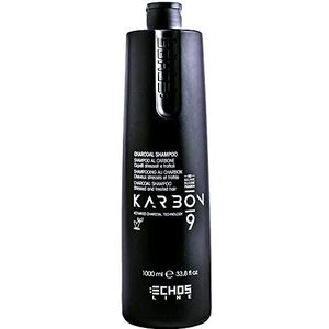 Echosline - CHARCOAL Karbon 9 - Shampoo - 1000 ml - Actiefkool
