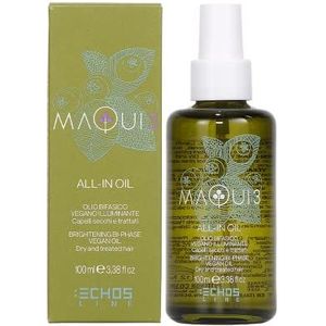 ECHOSLINE Maqui 3 All-In Oil Bifasische Veganistische Verhelderende Olie Voor Droog En Behandeld Haar - 100 ml
