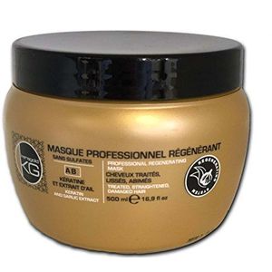 KeraGold Pro Sulfaatvrij masker met keratine/knoflookextract, 500 ml