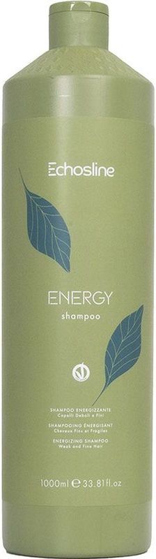 Echosline - Energy Shampoo - Shampoo - 1000 ml - Voor Zwak Haar