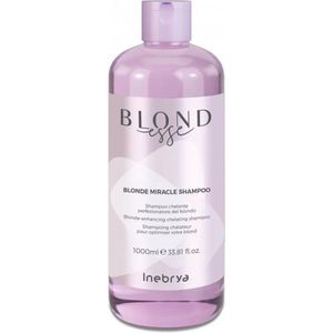 Inebrya BLONDesse Blonde Miracle Shampoo reinigende, ontgiftende shampoo voor Blond Haar 1000 ml