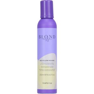 Inebrya | Blondesse - No Yellow Tonaliserend Anti-Yellow Mousse en Conditioner voor blond gebleekt of grijs haar - 250 ml