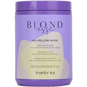 Inebrya _Blondesse No-geel Mask masker voor haar blond, rozjaśnionych, met pasemkami en siwych 1000ml