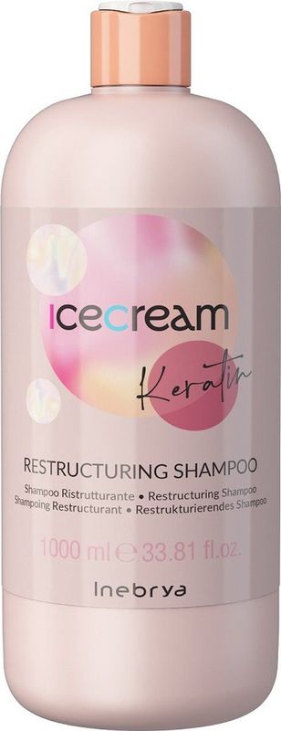 Inebrya - Keratin - Shampoo - 1000 ml - Keratine