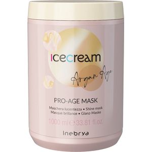 Inebrya Ice Cream Argan Age Pro Age Mask - Maschera Lucentezza 1000ml
