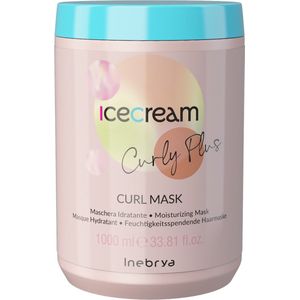 Inebrya Ice Cream Curly Plus maschera idratante 1000ml