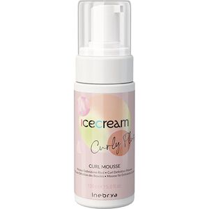 Inebrya - Ice Cream Curly Plus - Behandelingsschuim - 150 ml - Voor Krullend Haar