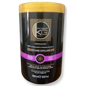 Keragold Pro Capillaire otoxine, zonder sulfaten, 96% natuurlijke ingrediënten, 1000 ml, XL keratine en zijdeproteïne
