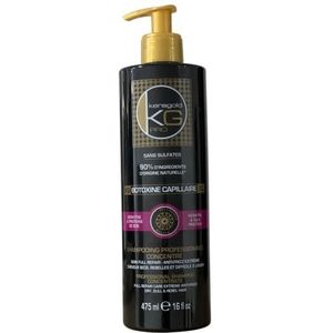 Keragold Pro – collectie capillaire botoxine – zonder sulfaten – 90/96% natuurlijke ingrediënten (XL shampoing botoxine keratine en zijdeproteïne, 475 ml)