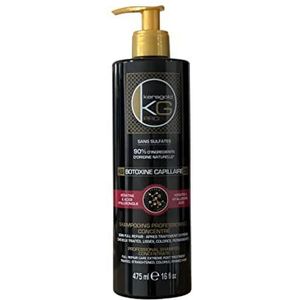 Keragold Pro - BOTOXINE CAPILLAIRE SERIE - Sulfaatvrij - 90/96% natuurlijke ingrediënten (DD SHAMPOING BOTOXINE KERATINE & HYALURONZUUR 475 ML)