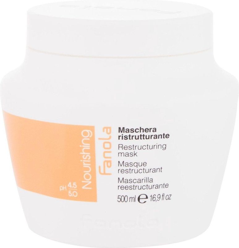 Fanola - Nourishing Restructuring Masker - Haarmasker - 500ml - Melkproteïnen