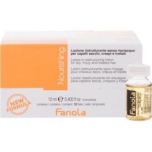 Fanola Nourishing Restructurerende Leave-In Lotion, 12 ampullen à 12 ml