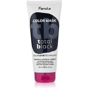 Fanola Color Mask Kleurmasker 200 ml Total Black