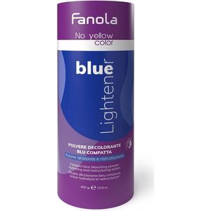 Fanola No Yellow Color Blue Lightener Powder 450 g