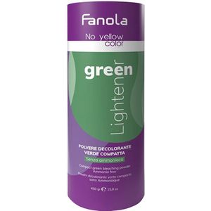 Fanola - Stuifvrij Blondeerpoeder - Groen - 500g