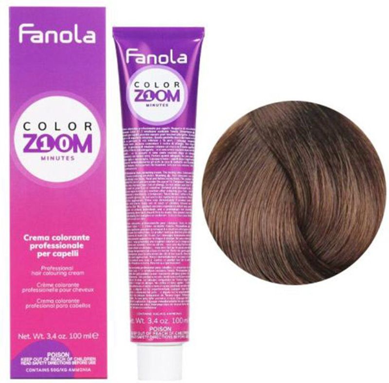 Fanola - Color Zoom - Haarkleuring - Middenblond - 100ml - PPD-vrij