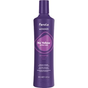 Fanola - Wonder No Yellow Shampoo - 350ml - Zilver - Sulfaatvrij