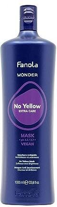 Fanola Wonder No Yellow Maske, Anti-Gelbstich-Maske 1000ml