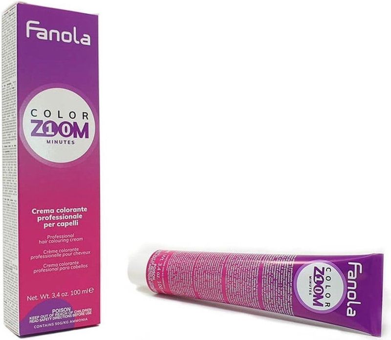 Fanola - Color Zoom - Haarkleuring - Licht Kastanje Intens As - 100 ml